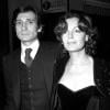 Daniel Biasini et Romy Schneider lors de la cérémonie des César 1980
