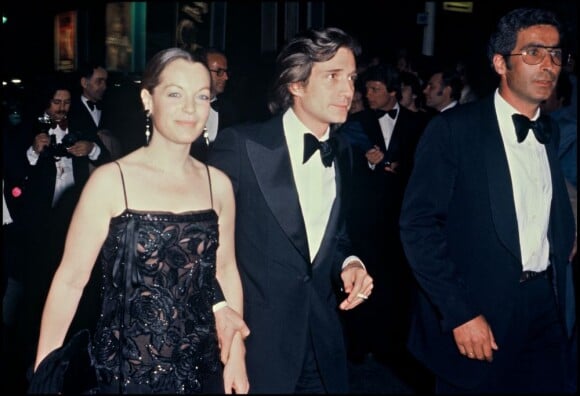 Romy Schneider et Daniel Biasini au Festival de Cannes 1978