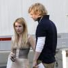 Exclusivité : Emma Roberts et son petit ami Even Peters sur le tournage de American Horror Story à la Nouvelle Orleans le 26 juillet 2013.
