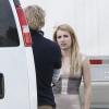 Exclusivité : Emma Roberts et son petit ami Even Peters sur le tournage de American Horror Story à la Nouvelle Orleans le 26 juillet 2013.