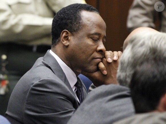 Dr. Conrad Murray pendant son procès à Los Angeles, le 29 novembre 2011.