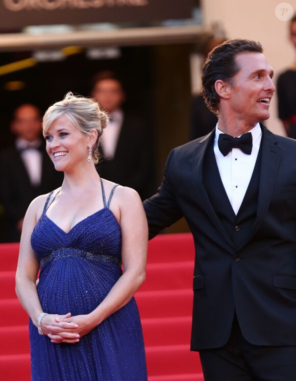 Reese Witherspoon (The Devil's Knot) et Matthew McConaughey (Dallas Buyers Club) à Cannes en mai 2012.
