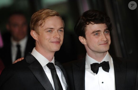 Daniel Radcliffe et Dane DeHaan en avril 2012.