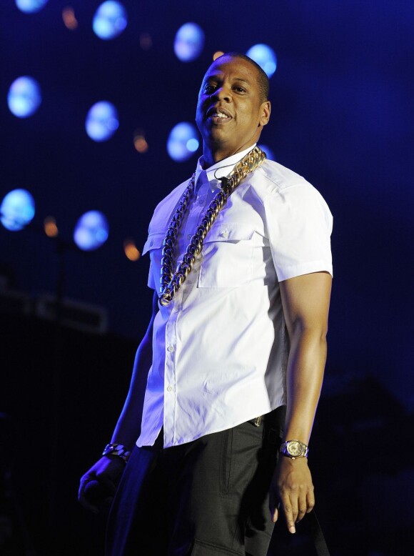 Jay-Z en concert lors du festival Wireless à Londres, le 13 juillet 2013.