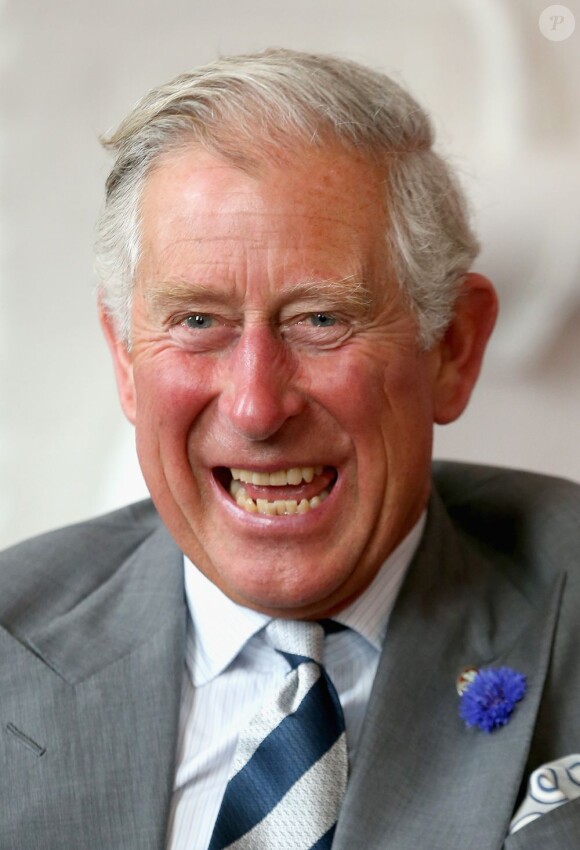 Le prince Charles en visite officielle avec son épouse la duchesse de Cornouailles à Chatham, dans le Kent, le 29 juillet 2013, pour l'inauguration d'un patronage du Prince's Trust.