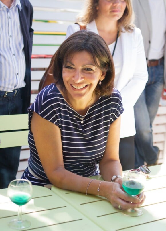 Anne Hidalgo à l'inauguration de Paris Plage, le 20 juillet 2013.