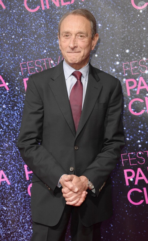 Bertrand Delanoë à la première du film La Venus à la fourrure, à l'occasion de l'ouverture du festival Paris cinéma, à Paris, le 27 juin 2013.