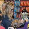 Heidi Klum fait ses courses en famille avec sa mère Erna et ses enfants Leni, du shopping avec ses enfants Leni, Henry, Johan, et Lou au supermarché Whole Foods dans le quartier de Brentwood. Los Angeles, le 2 aout 2013.