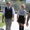 Britney Spears et son petit ami David Lucado se rendent à l'église à Thousand Oaks, le 4 août 2013.