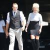 Britney Spears et son petit ami David Lucado se rendent à l'église à Thousand Oaks, le 4 août 2013.