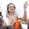 Rihanna, ultra sexy pour la parade du festival Crop Over 2013 à la Barbade. Le 5 août 2013.