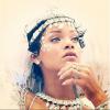 Rihanna, déguisée pour participer à la parade du festival Crop Over 2013 à la Barbade. Le 5 août 2013.