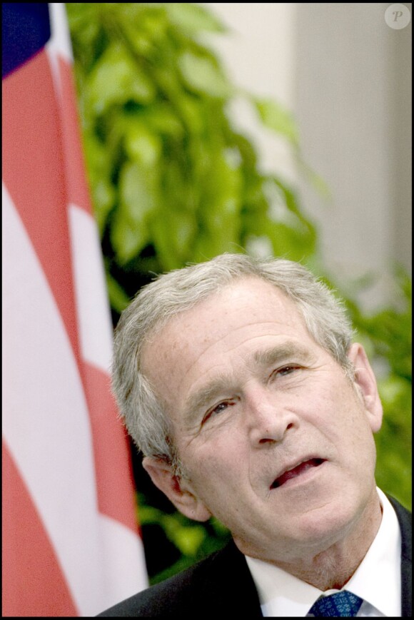 George W. Bush à Rome le 9 juin 2007.