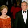 Le président George W. Bush et sa femme Laura à Washington en novembre 2005