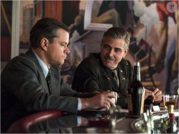 Matt Damon et George Clooney en têtes pensantes dans le film The Monuments Men.