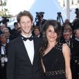 Romain Grosjean et son épouse Marion Jollès-Grosjean - Montée des marches du film "Killing Them Softly" au Festival de Cannes. Le 22 mai 2012.