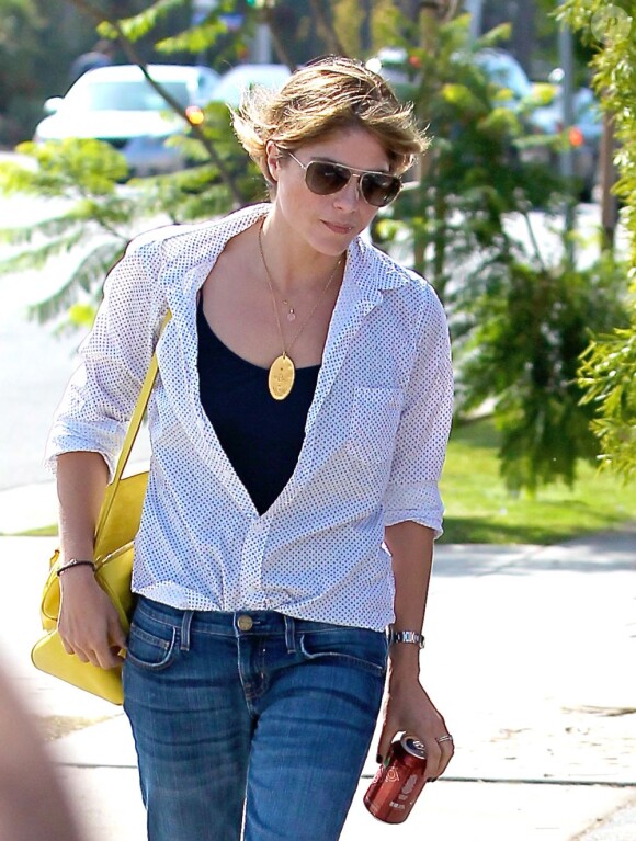 Selma Blair dans les rues de Santa Monica, le 16 juillet 2013.