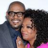 Oprah Winfrey et Forest Whitaker très complices et proches à la première du Majordome aux Regal Cinemas à Los Angeles, le 12 août 2013.