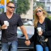 Heidi Klum et son petit ami Martin Kristen vont boire un café au Starbucks à Brentwood, le 10 août 2013.