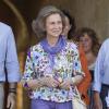 La reine Sofia d'Espagne visitait le 14 août 2013 l'Illa del Rei située dans l'embouchure du port de Mahon, à Minorque, dans le cadre d'un congrès visant à son classement au patrimoine mondial de l'humanité de l'UNESCO.
