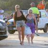 Kate Moss profite de vacances en famille à Formentera. Le 16 aout 2013.