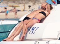 Kate Moss : Bain de soleil en bikini lors de vacances en Espagne