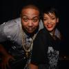Timbaland et Rihanna assistent à l'after-party du concert de Jay Z et Justin Timberlake à la Mansion. Miami, le 16 août 2013.