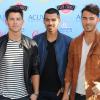 Les Jonas Brothers à la cérémonie des Teen Choice Awards au Gibson Amphitheatre à Universal City, le 11 août 2013.