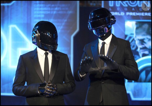 Le groupe Daft Punk fin 2010