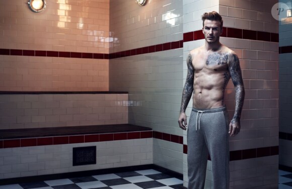 David Beckham musclé et tatoué sur la nouvelle campagne publicitaire de David Beckham Bodywear.