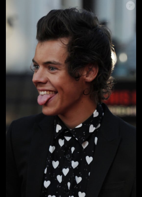 Harry Styles, à l'avant-première du film This is us des One Direction à Londres, le mardi 20 août 2013.