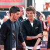 Zayn et Louis, à l'avant-première du film This is us des One Direction à Londres, le mardi 20 août 2013.