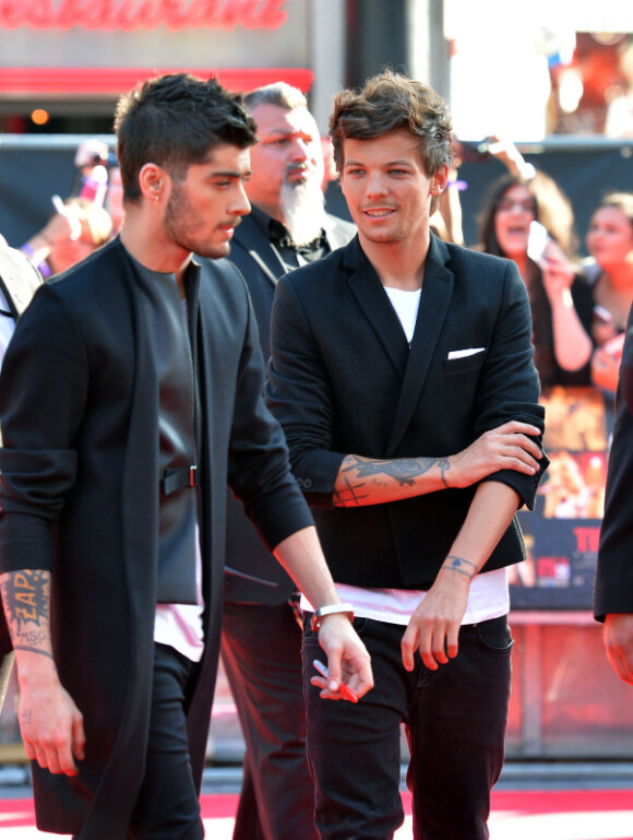 Zayn et Louis, à l'avant-première du film This is us des One Direction à Londres, le mardi 20 août 2013.