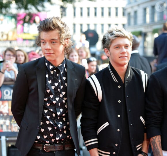 Harry et Niall, à l'avant-première du film This is us des One Direction à Londres, le mardi 20 août 2013.