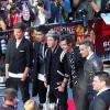Les One Direction, à l'avant-première du film This is us des One Direction à Londres, le mardi 20 août 2013.