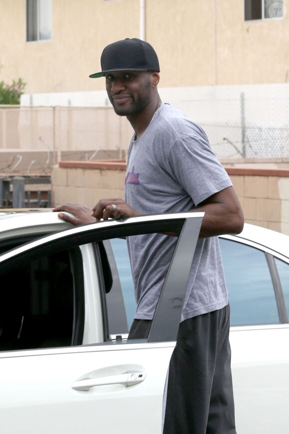 Lamar Odom à Los Angeles, le 10 juillet 2013.
