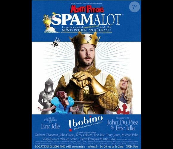 Le spectacle Spamalot est de retour à Bobino à Paris, le 27 septembre 2013.