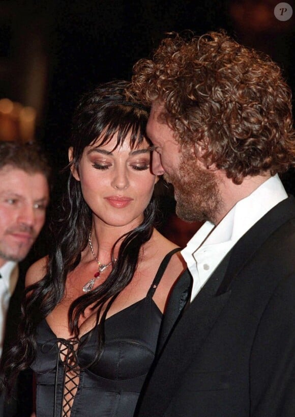 La sensuelle Monica Bellucci et Vincent Cassel à Cannes en mai 2002.