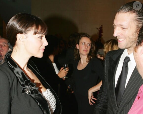 Monica Bellucci et Vincent Cassel Paris en octobre 2005.