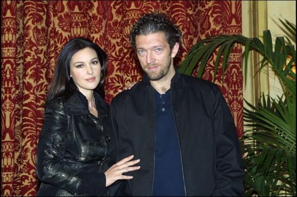 Monica Bellucci et Vincent Cassel à Rome en octobre 2004.