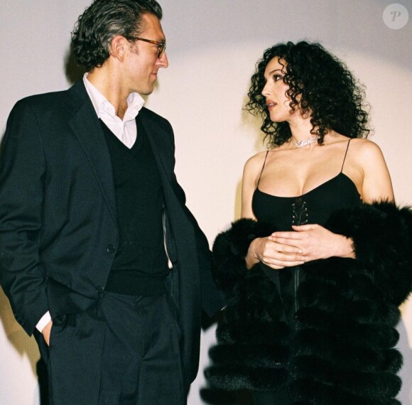 Monica Bellucci et Vincent Cassel à Paris en 2004.