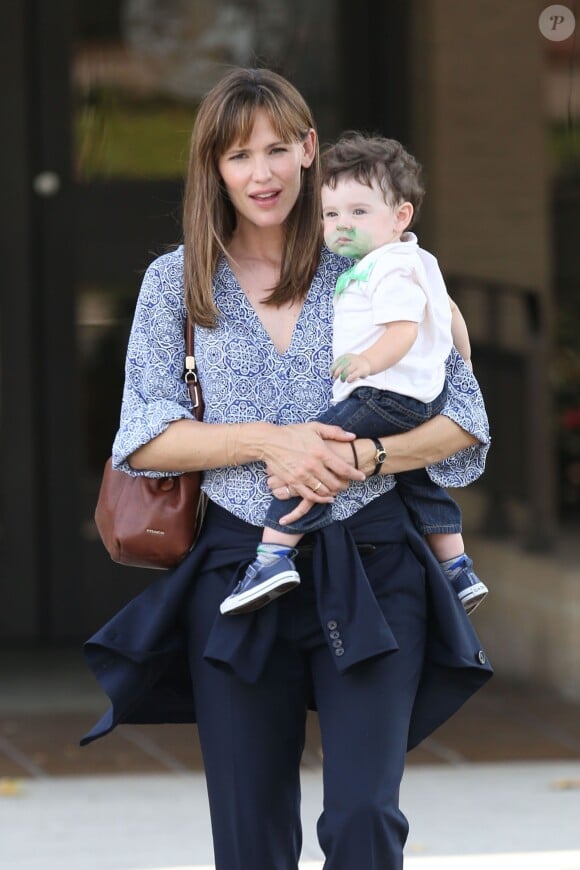Jennifer Garner sur le tournage du film "Alexander and the Terrible, Horrible, No Good, Very Bad Day" à Pasadena, le 26 août 2013.