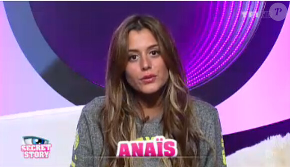 Anaïs dans la quotidienne de Secret Story 7 sur TF1 le jeudi 29 août 2013