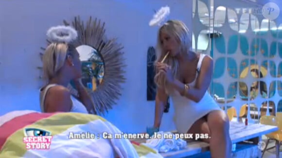 Stéphanie et Amélie dans la quotidienne de Secret Story 7 sur TF1 jeudi 29 août 2013