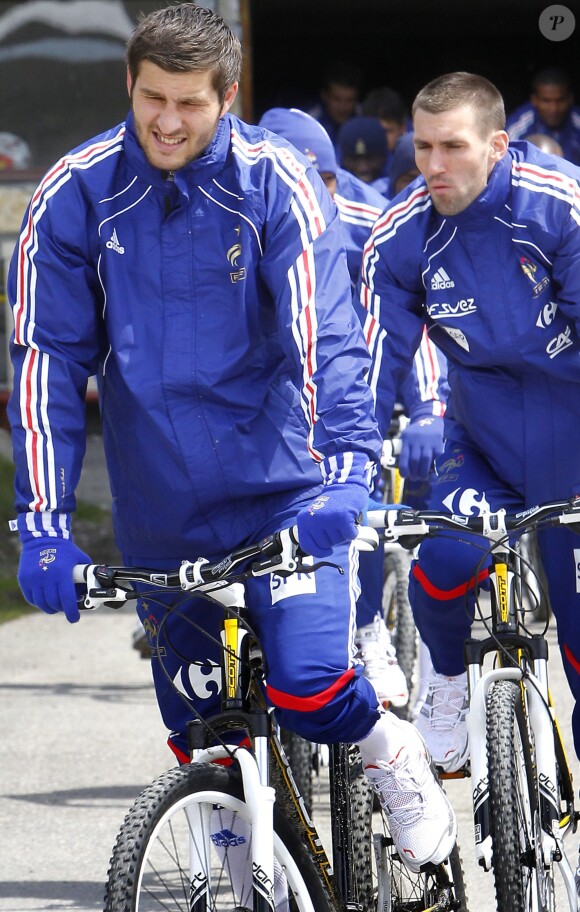 André-Pierre Gignac à Tignes, en mai 2010.