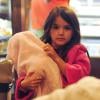 Katie Holmes et Suri Cruise font du shopping à New York, le 20 août 2012.