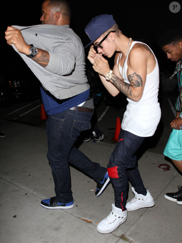 Le chanteur Justin Bieber à Hollywood le 14 juin 2013.