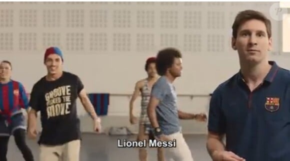 Lionel Messi dans la publicité Qatar Airways.