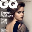 Emma Watson en couverture du numéro consacré aux Hommes de l'Année du magazine GQ. Octobre 2013.