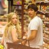 Amanda Seyfried et Justin Long go grocery font des courses ensemble à Los Angeles, le 1er septembre 2013.